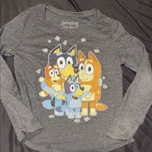 Bluey Girls Long Sleeve Top